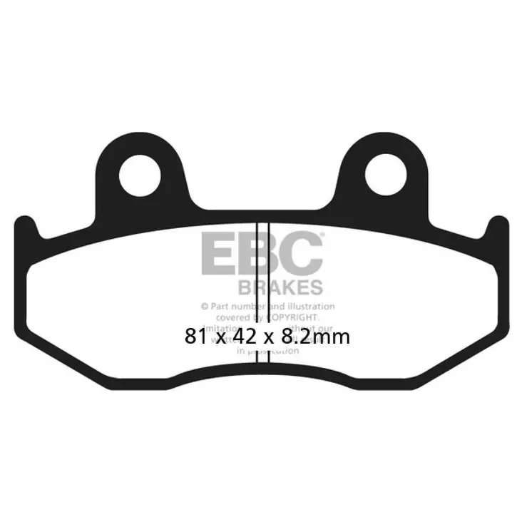 BRAKE PAD SFA-HH SERIES SINTERED METAL - Jarrupalat - 17212092 - 1