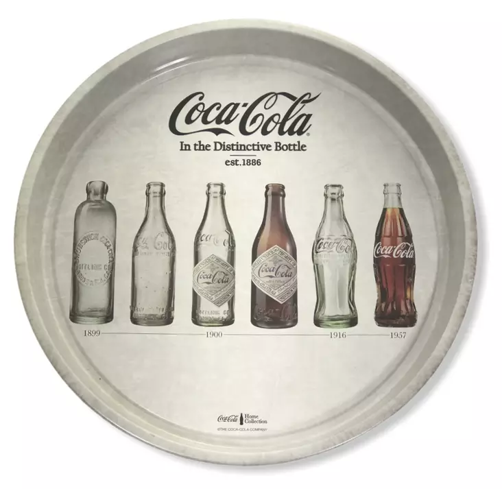Coca Cola-tarjotin, metallia - Korit ja tarjottimet, sisustuslaatikot - PRT1082 - 1