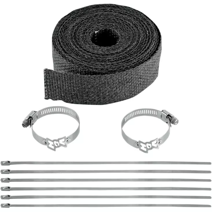 EXHAUST WRAP KIT BLACK 25FT - Pakoputket ja niiden osat - 18610622 - 1