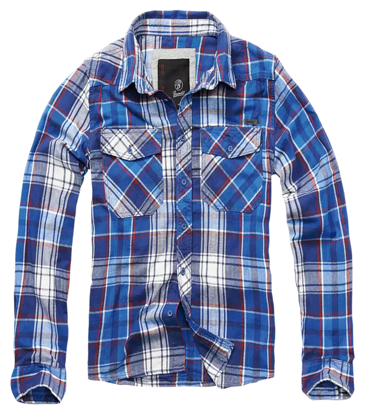 Flanellikauluspaita, Navy - Kauluspaidat - KP232 - 1