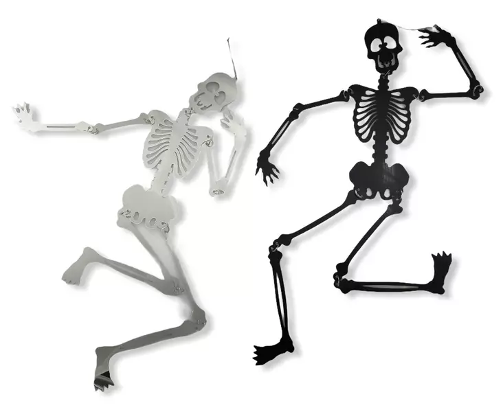 Halloween-luuranko 48 cm - Kallot, Halloweenrekvisiitta - HOR202 - 1