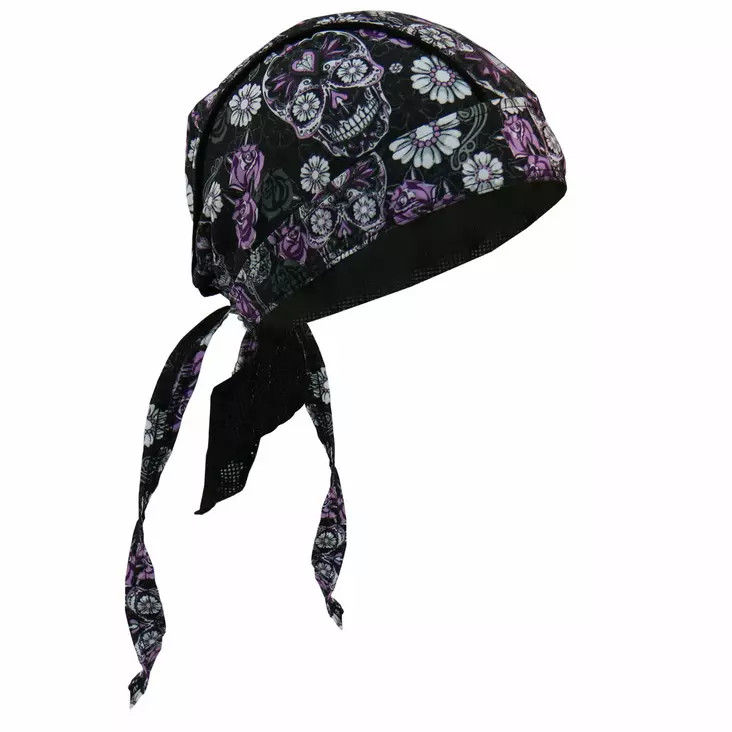 Headwrap, Sugar Skull - Headwrapit - HW212 - 1