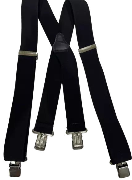 Henkselit 50mm mustat kunnolliset 120cm - Henkselit - HEN52 - 1