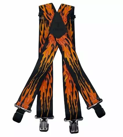 Henkselit 50mm, Red Flames - Henkselit - HEN32 - 4