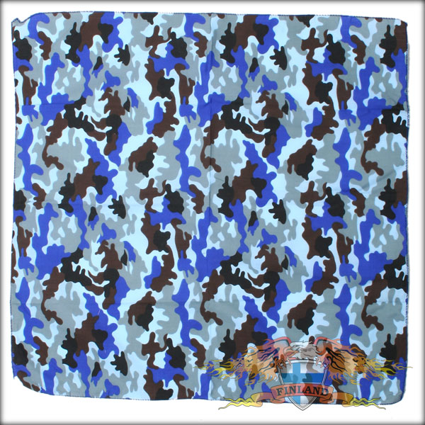 Huivi camo, sininen - Huivit - HU72 - 1