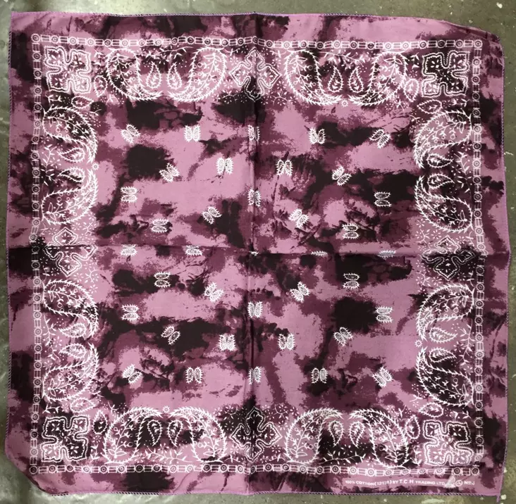 Huivi, lila, Kashmir kuvio - Huivit - HU412 - 1