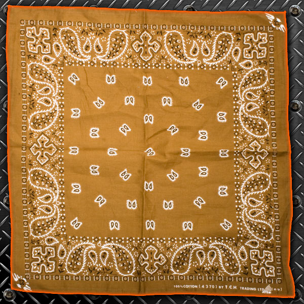 Huivi, Ruskea, valk, kashmir kuviot - Huivit - HU222 - 1