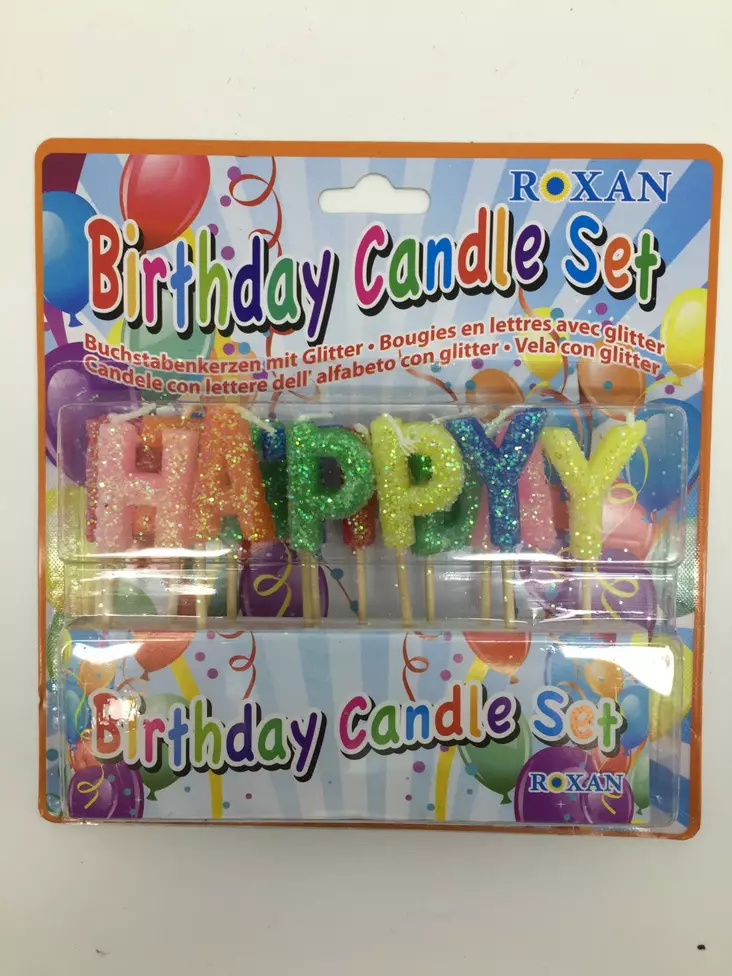 Kakkukynttilät, Happy Birthday - Kynttilät, suitsukkeet - PRT792 - 1