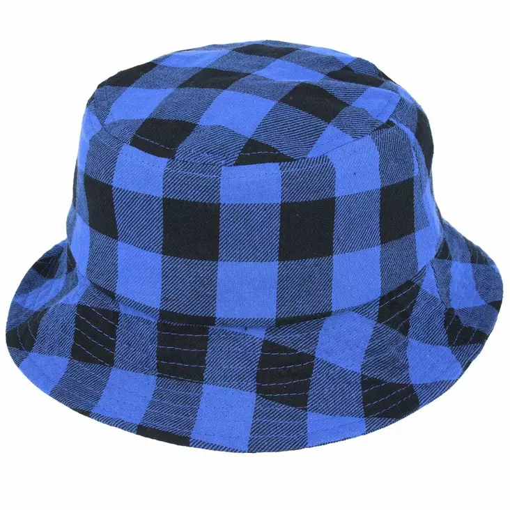 Kalastajahattu lumberjack sininen/musta - Hatut - LC652 - 1