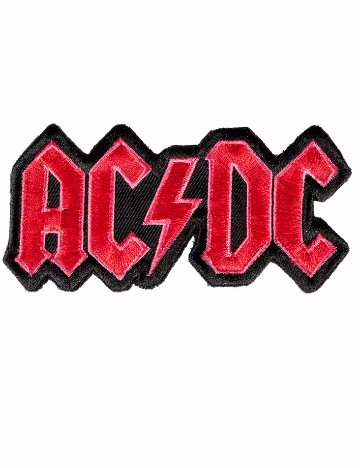 Kangasmerkki. AC/DC, 11x5cm - Kangasmerkit - K1052 - 1