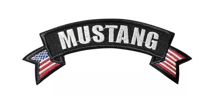 Kangasmerkki Ford Mustang kaari - Kangasmerkit - K1562 - 1