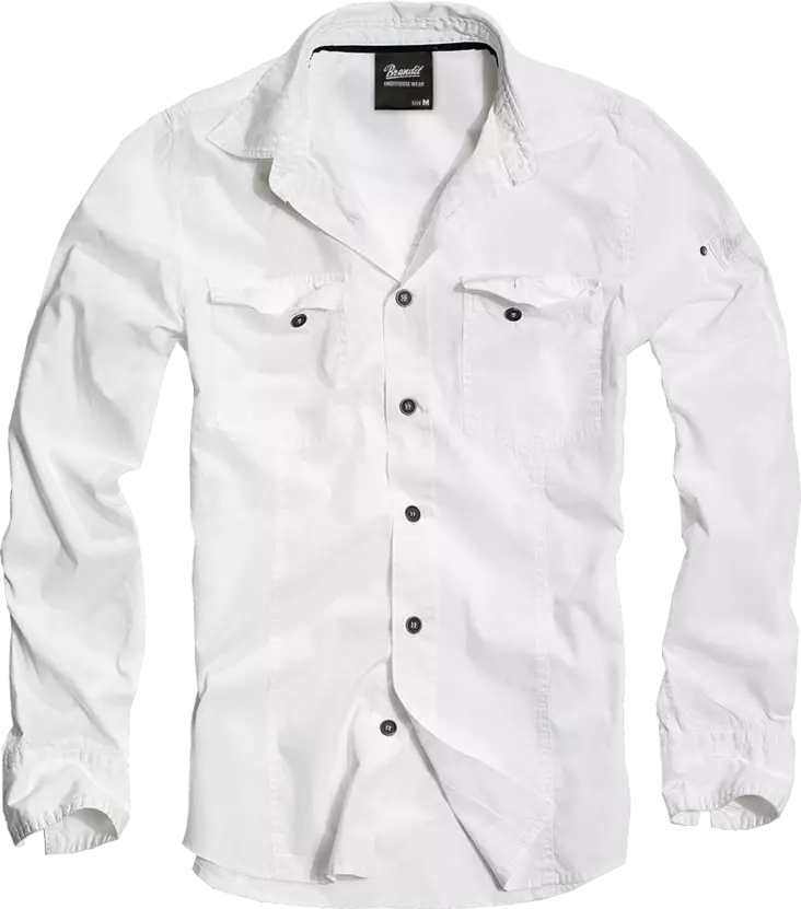 Kauluspaita Brandit White slim - Kauluspaidat - KP202 - 4