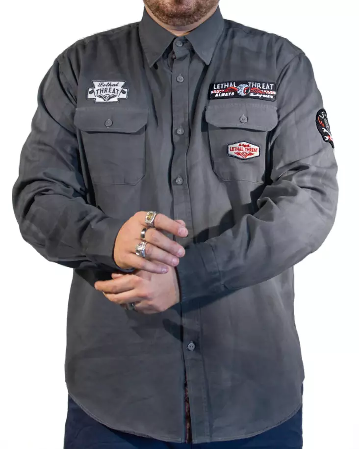 Kauluspaita työpaita Kustom Kulture - Kauluspaidat - LET22 - 1