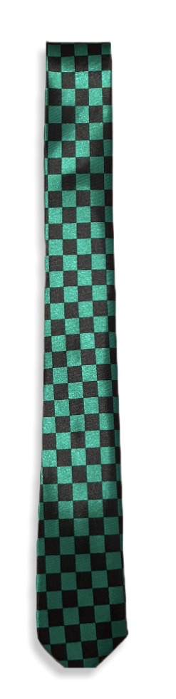 Kravatti, vihr./mu ruutu - Kravatit ja bolo - KRA32 - 3