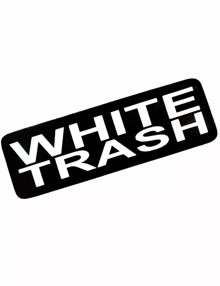 Kypärätarra, White Trash - Tarrat - TAR92 - 1