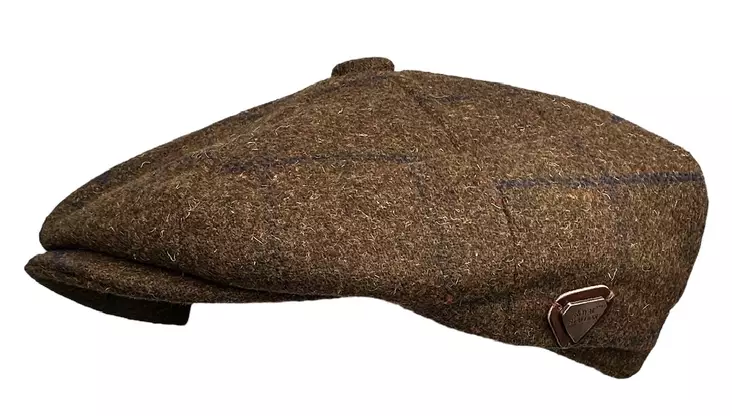 Lätsä villasekoite ruskea - Flat Capit - LC782 - 1