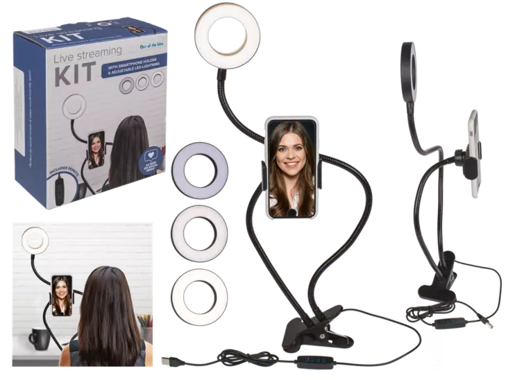 Live striimaus & Vloggaus-setti - Valot, lyhdyt ja kynttilät - PRT1062 - 2