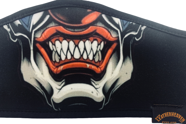 Maski terävähammas klovni puna nenä - Maskit - MASKIK42 - 1