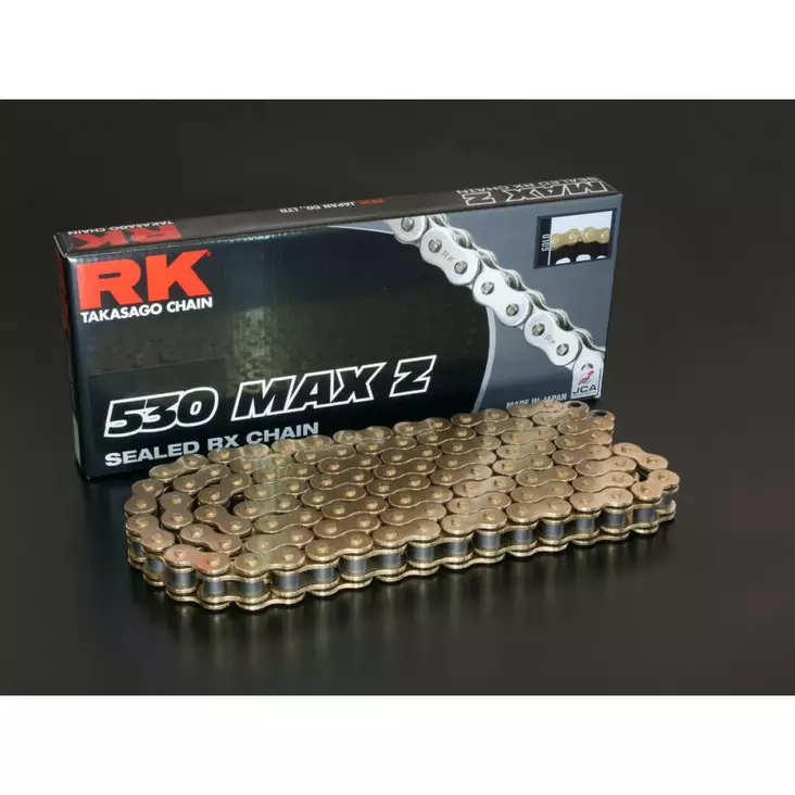 MAX-Z 120 RIVET LINK 530 X-RING REPLACEMENT DRIVE CHAIN / GOLD|GOLD / CARBON ALLOY STEEL - Ketjut ja ketjulinkit - 12231032 - 1