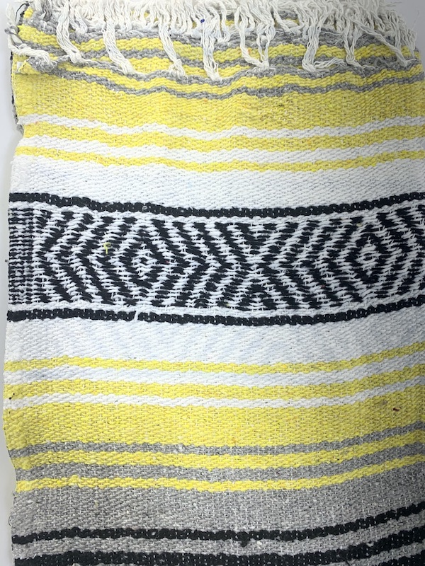 Mexico viltti kelta, valko, harmaa - Kodin tekstiilit - MEX22 - 1