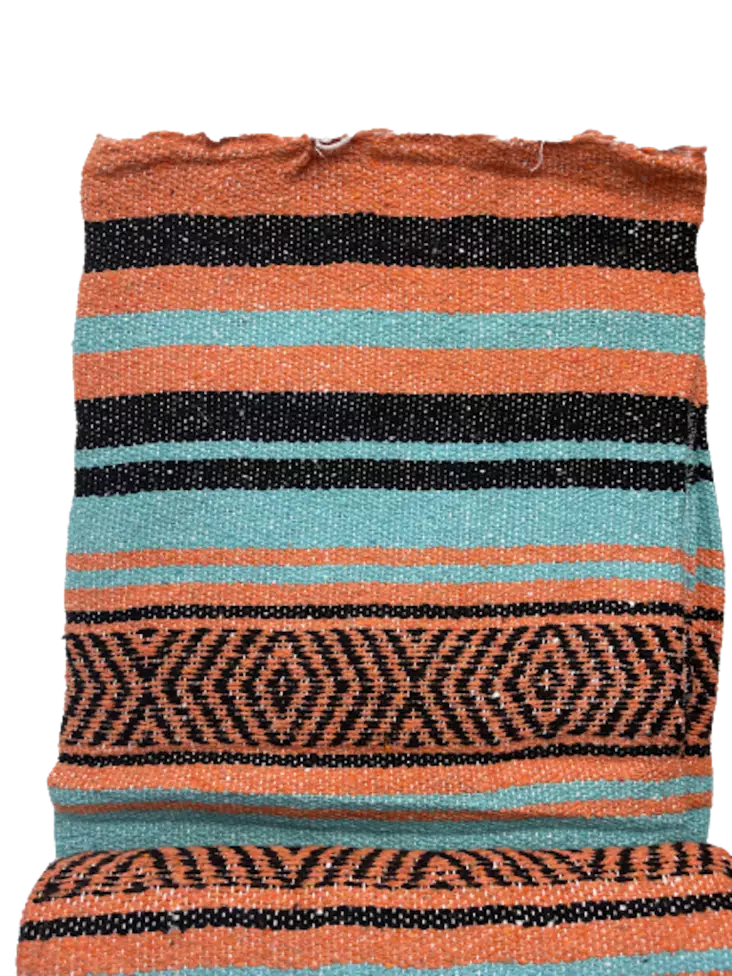 Mexico viltti Mint/Orange/Black - Kodin tekstiilit - MEX42 - 1