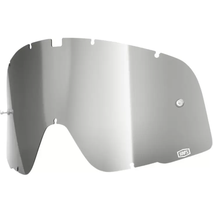 MIRROR SILVER REPLACEMENT LENS FOR 100% BARSTOW GOGGLES - Ajolasien tarvikkeet - 26020572 - 1