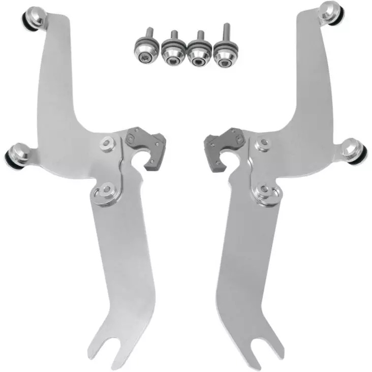 MOUNTING KIT TRIGGER-LOCK SPORTSHIELD-WINDSHIELD POLISHED - Tuulilasit ja etumaskit - 23200022 - 1