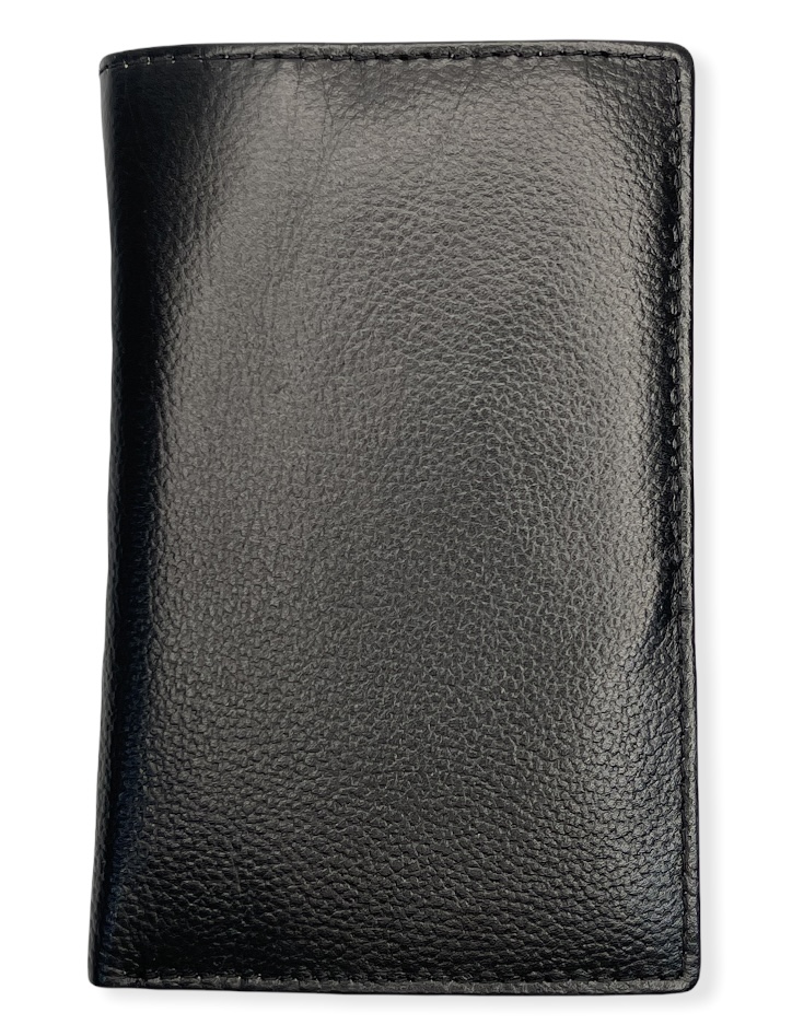 Nahkalompakko RFID-suojattu, musta - Lompakot ja rahakukkarot - KN442 - 1