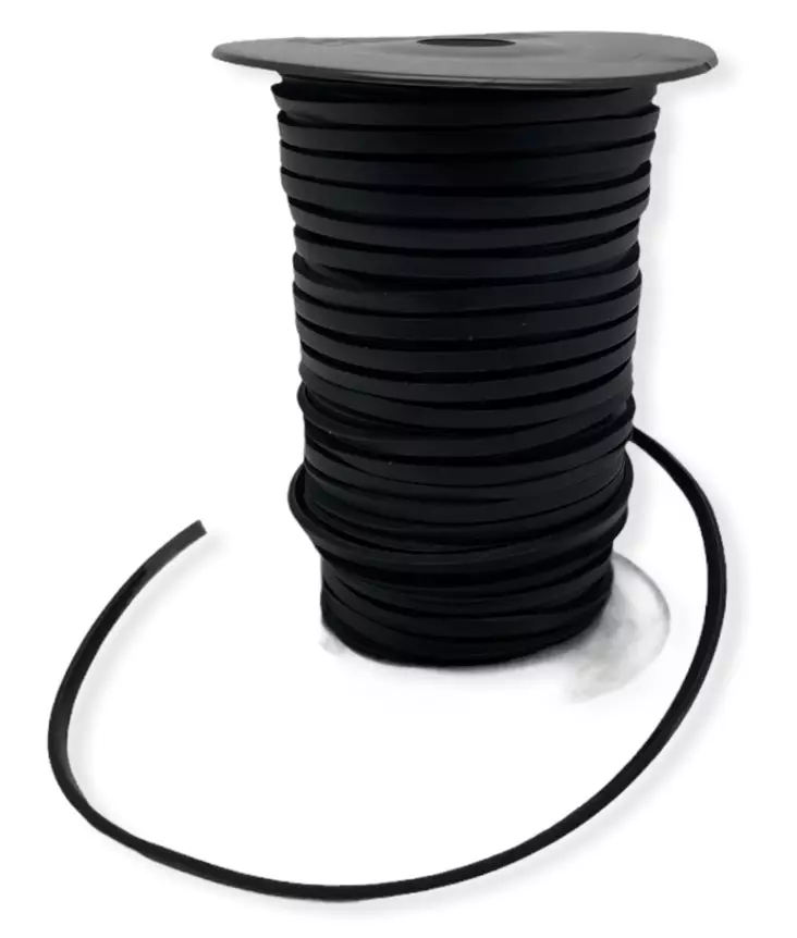 Nahkanyöri musta, naudannahka - Oheistuotteet - NAH2 - 1