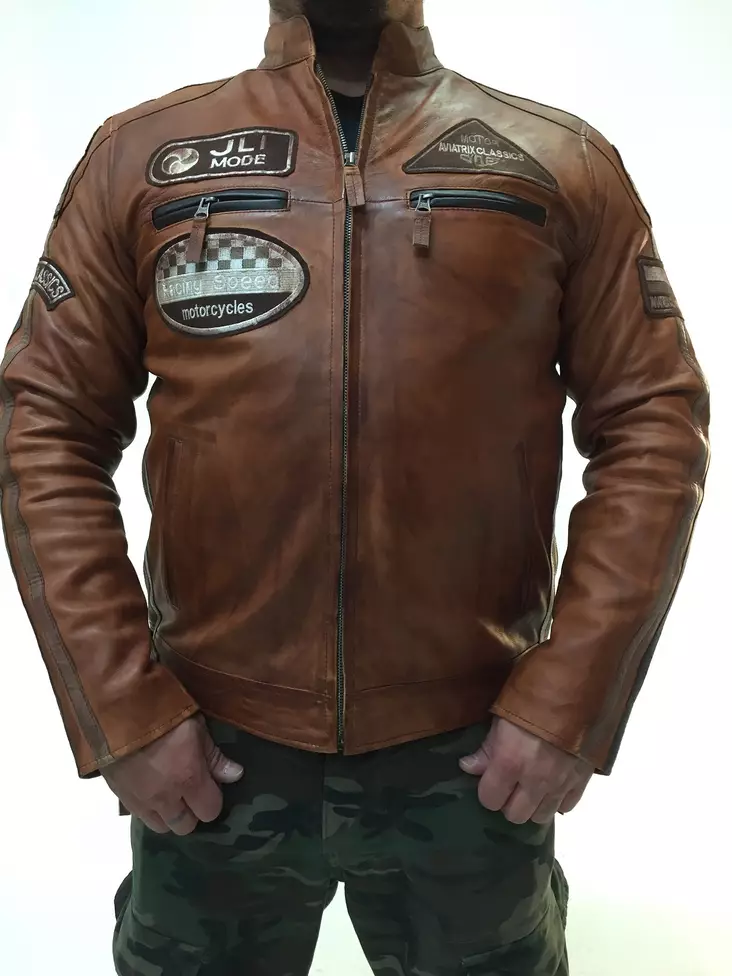 Nahkatakki, JLI Mode, Nevada Rust - Nahkatakit - T352 - 1