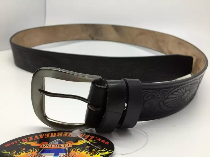 Nahkavyö, Flowers - Nahkavyöt - KV162 - 1