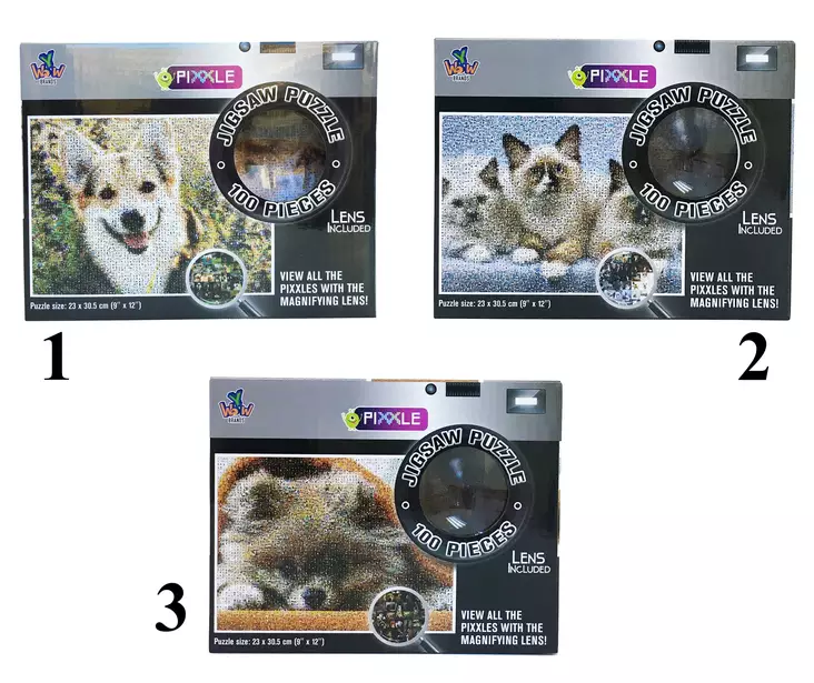 Palapeli PIXXLE 100 palaa eläinaihe - Lelut - LELU312 - 1