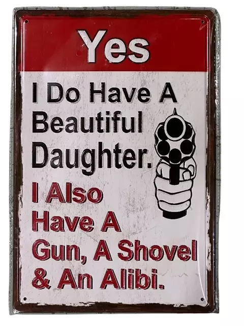 Peltikyltti Beautiful Daughter - Taulut, kehykset - PELT452 - 1