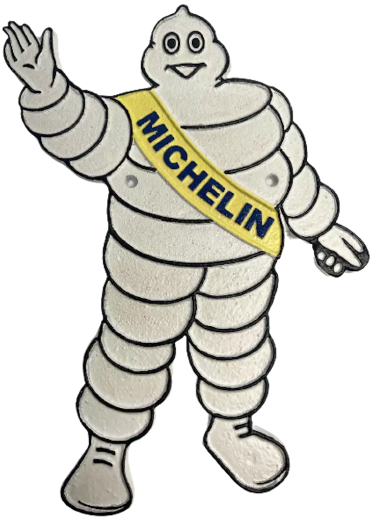 Peltikyltti Michelin ukko valurautaa - Taulut, kehykset - PELT262 - 1