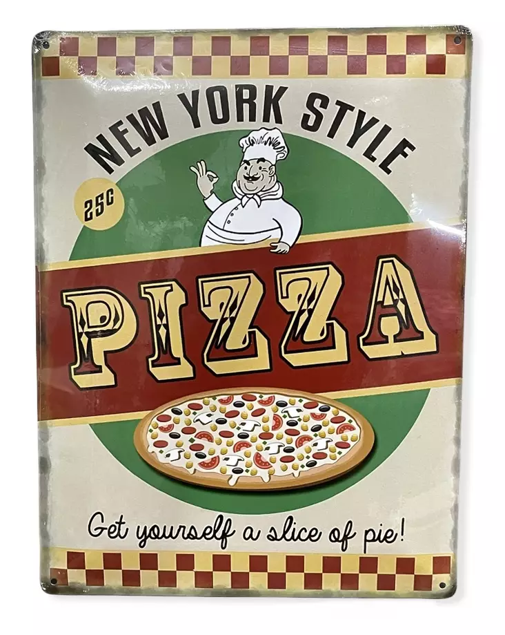 Peltikyltti Pizza - Taulut, kehykset - PELT122 - 1