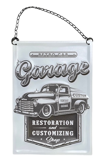 Peltikyltti Retro Garage - Taulut, kehykset - PELT352 - 1