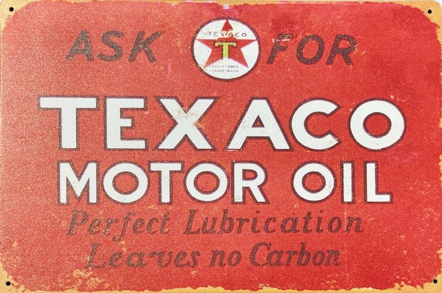 Peltikyltti Texaco Motor Oil - Taulut, kehykset - PELT412 - 1