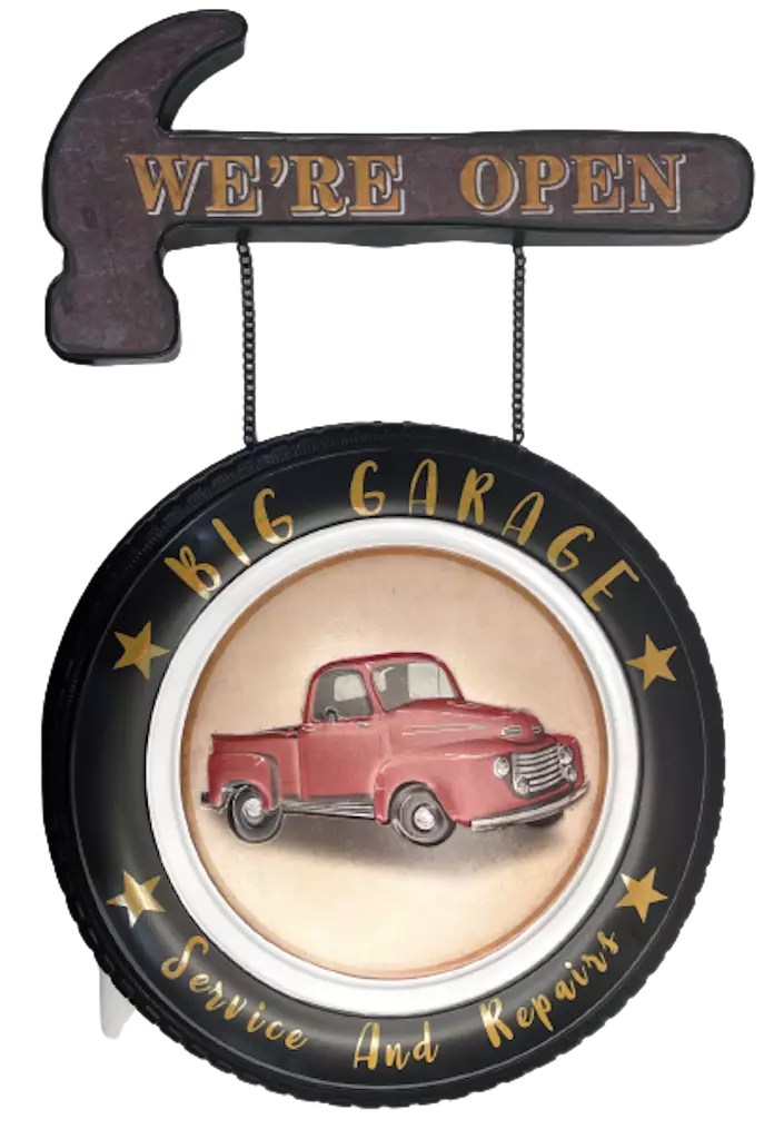 Peltikyltti WE`RE OPEN vasara - Taulut, kehykset - PELT252 - 1