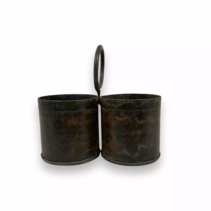 Peltinen 2-os teline kahvalla - Säilytys - SIS2 - 2