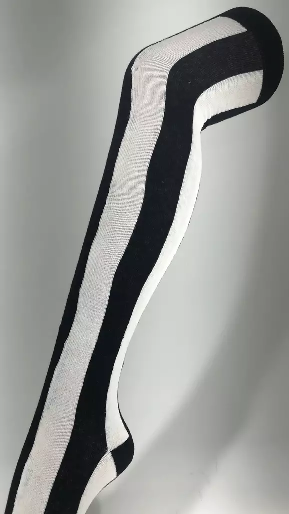 Pitkät sukat, erotuomariraita - Sukat - SU232 - 1