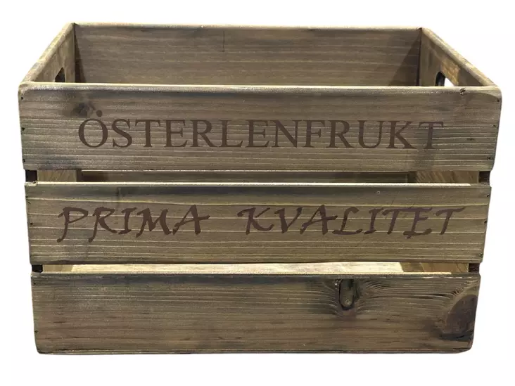 Puinen hedelmälaatikko L - Korit ja tarjottimet, sisustuslaatikot - PUU22 - 1