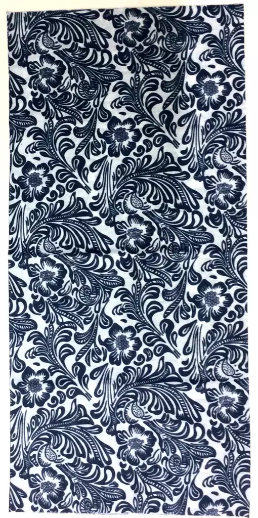 Putkihuivi blue royal flover - Putkihuivit - B222 - 1