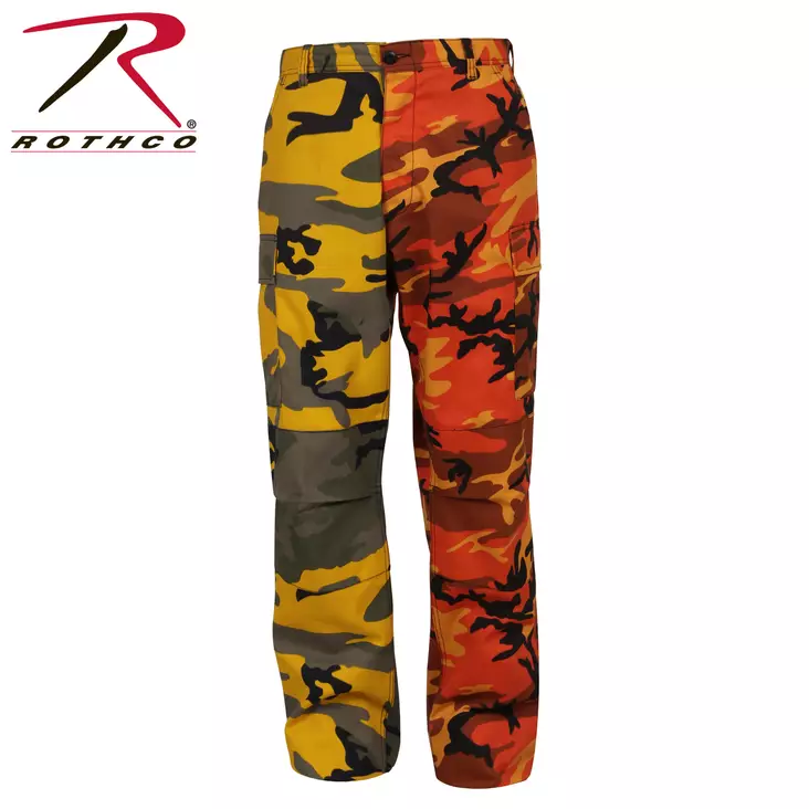 Reisitaskuhousut Yellow/Orange camo - Reisitaskuhousut - ROT82 - 1
