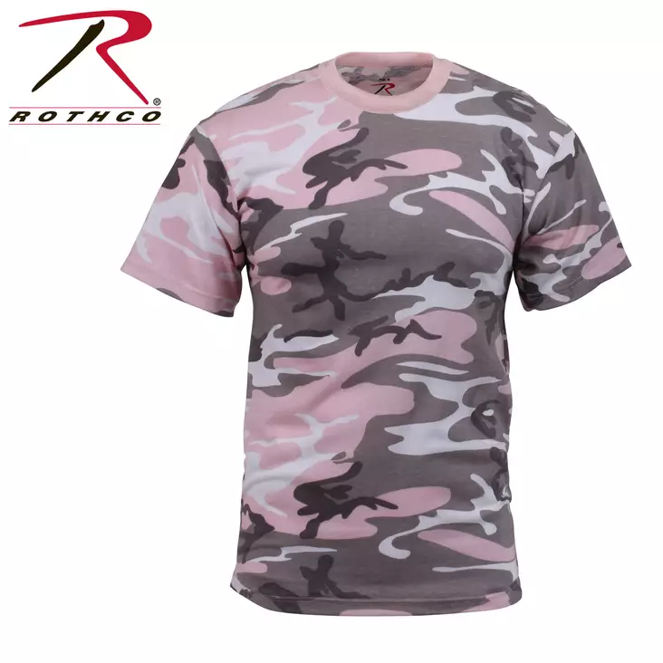 Rothco Subdued pink camo tpaita - T-paidat - ROT52 - 1