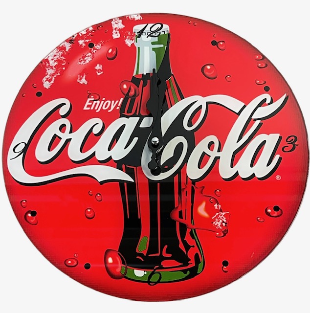 Seinäkello Enjoy Coca-Cola lasitaulu - Kellot - KE172 - 1