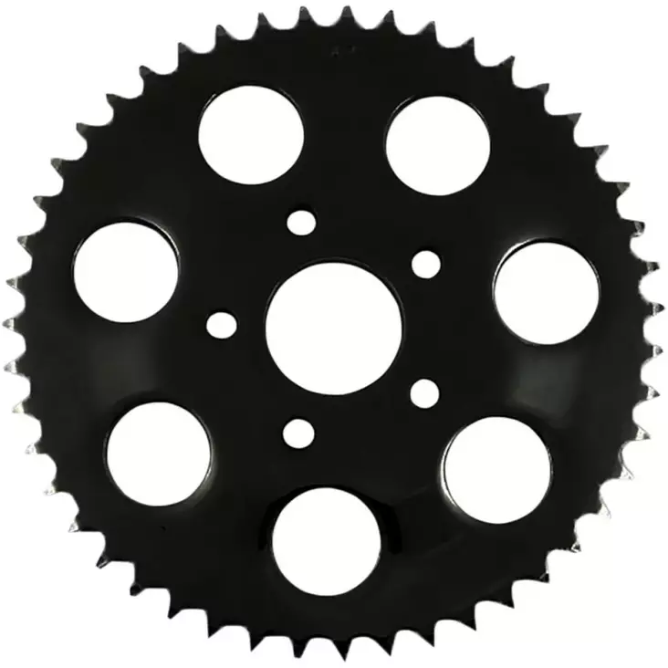 SPROCKET REAR WHEEL 46T FLAT GLOSS BLACK - Rattaat ja hihnapyörät - 12101832 - 1