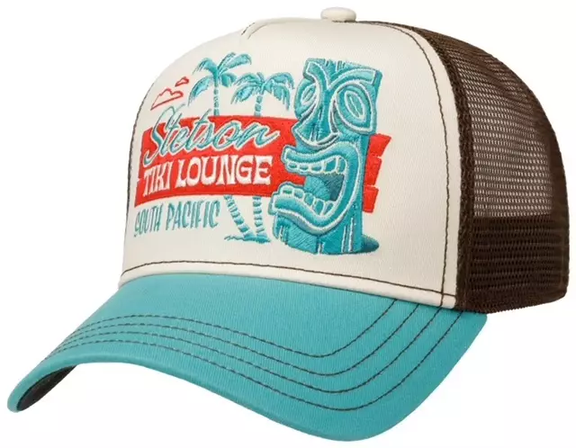 Stetson Trucker Cap Tiki Lounge, ruskea - Lippikset - STHAT62 - 1