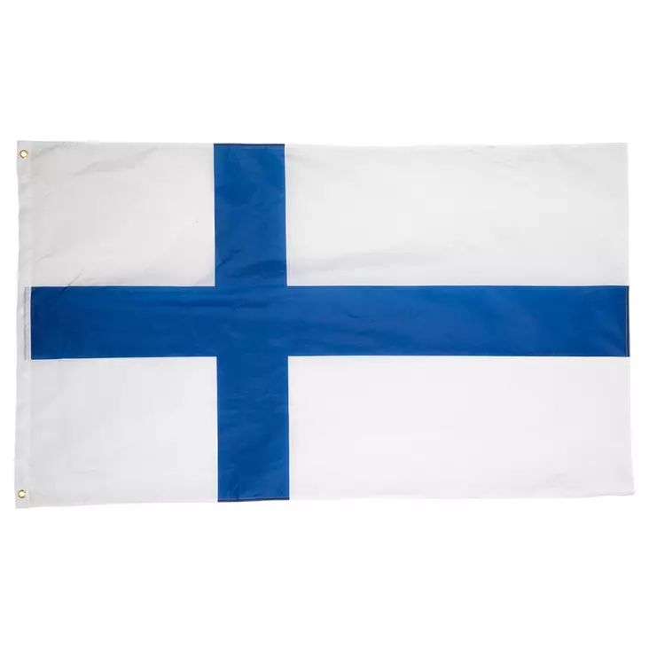 Suomen lippu 150x90 purjerenkailla - Liput - LIPPU112 - 1