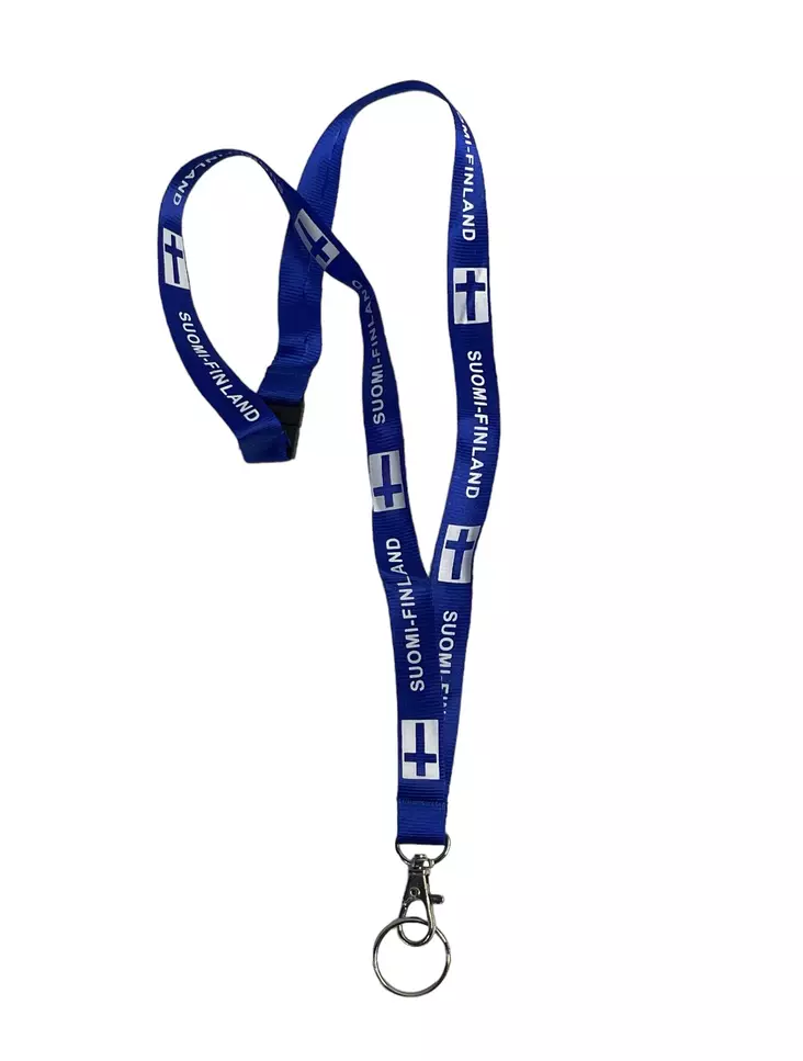 Suomi kaulanauha 15 mm x 80 cm - Avaimenperät - PER102 - 1