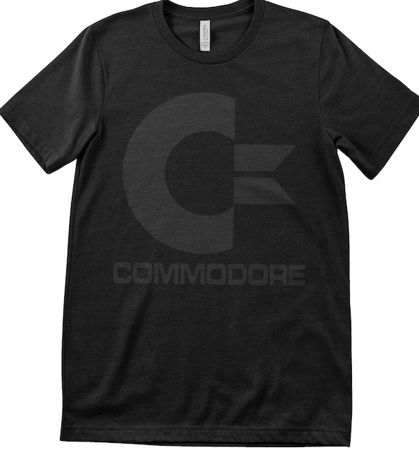 T-Paita Commodore musta logo - T-paidat - TP1482 - 1